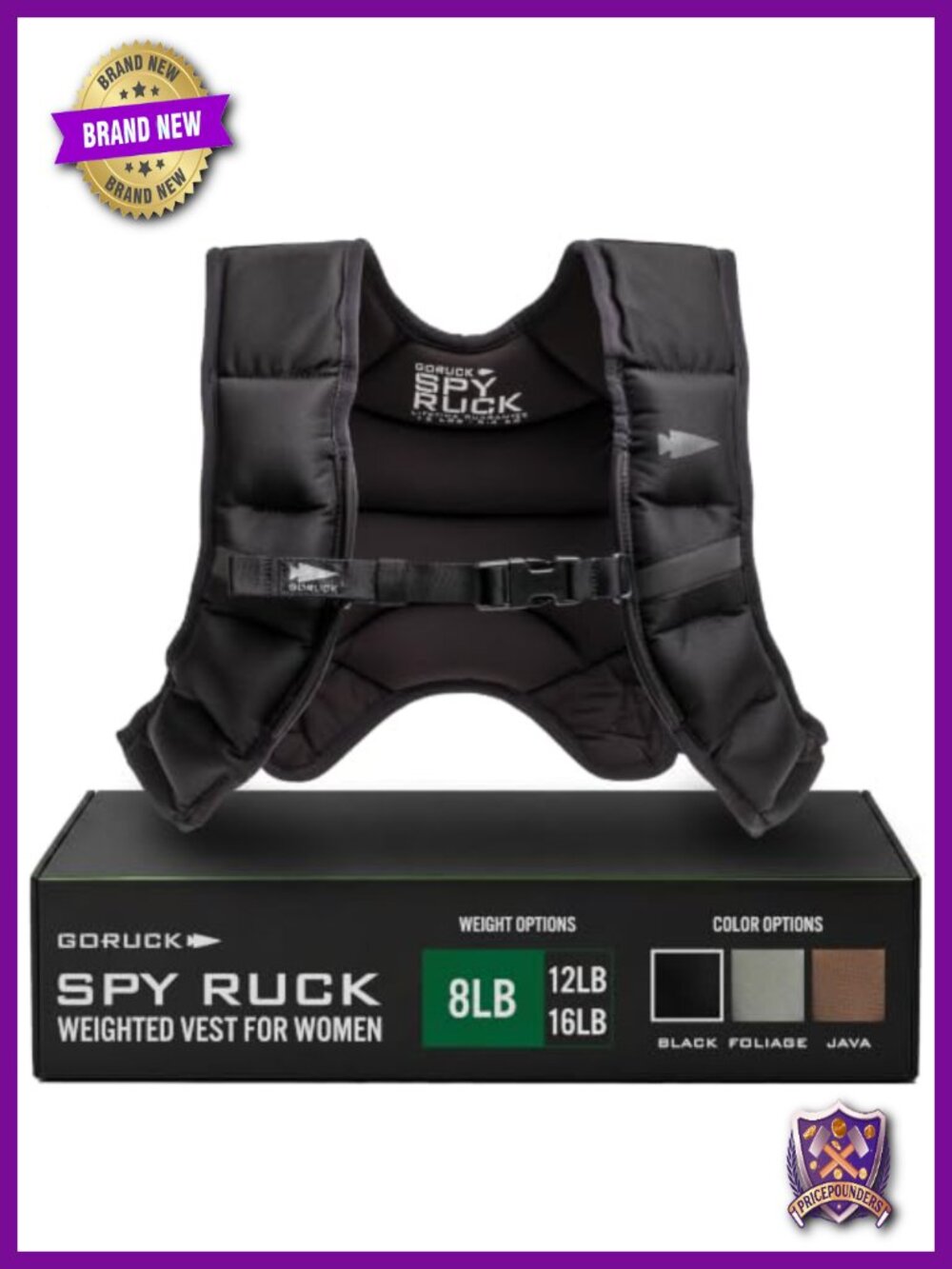 GORUCK Spy Ruck Weighted Vest 8LB Women Strength Training
